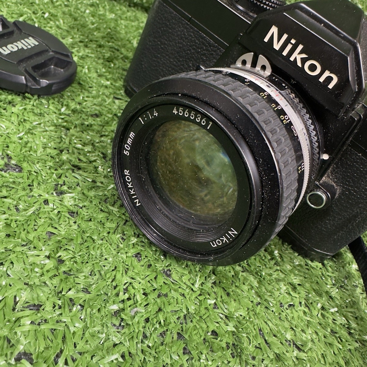 Mint Nikon FM Black Film Camera Ai Nikkor 50mm F/1.4 Lens From