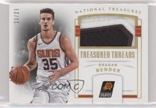 2017 Panini National Treasures Treasured Threads Prime 23/23 Dragan Bender 5w7