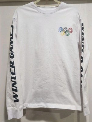 Billionaire Boys Club Long Sleeve Shirt Medium White Nagano Winter Games 1998 
