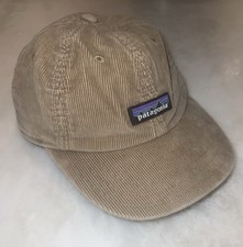 Patagonia Hat Cap P-6 LoPro Tan Corduroy  Skyline Logo Snapback 'Mojave Khaki'