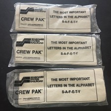 set of 3 Seaboard System railroad crew packs