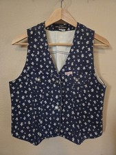 Vintage 1993 GUESS by Georges Marciano Women's Denim Cactus Vest, Size Small S