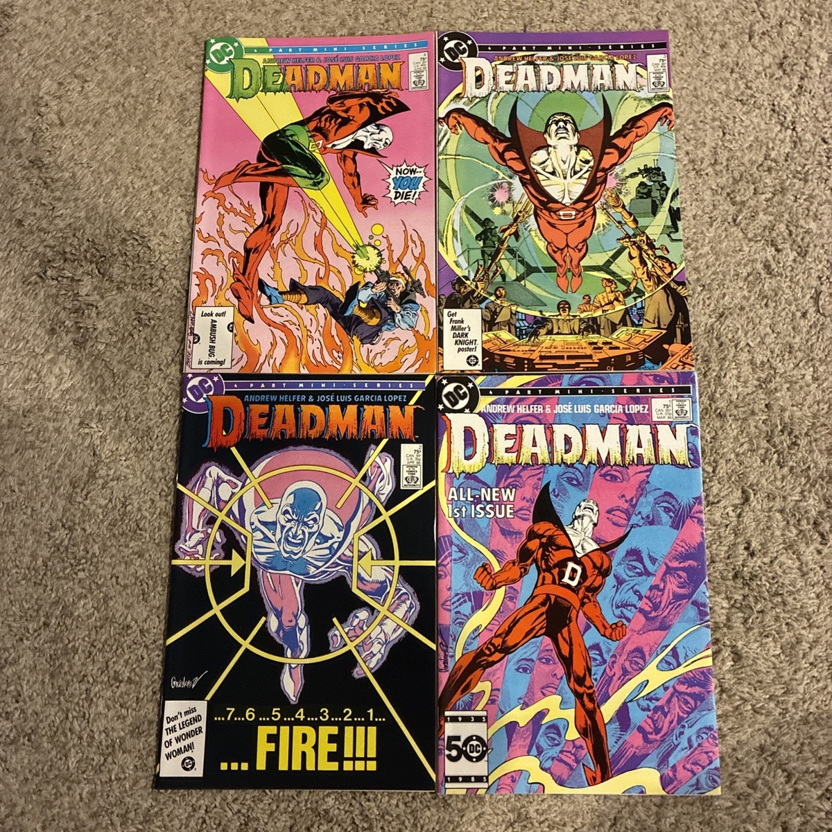 Deadman # 1 - 4 Complete set of all 4 issues. (High Grade) 1985 | eBay