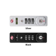 Kompakter Zoll Zahlenschloss Alukoffer für Reise und Werkzeugkästen