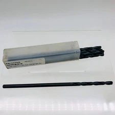 Screw Machine Drill Bit 13/64 HSS 135 Deg Spt Pt Blk Oxide Exactek 1812213 6pk