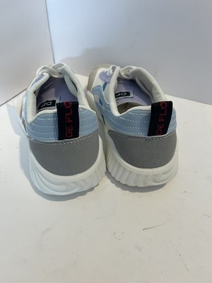 De Florence Men\'s Size 9 White Blue Athletic‎ Sneakers Trainers Designed Italy s-l400.jpg main image 2