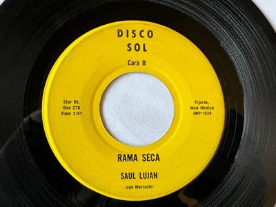SAUL LUJAN Rama Seca/Delgadina DISCO SOL 1024 New Mexico PRIVATE Lo-fi MARIACHI