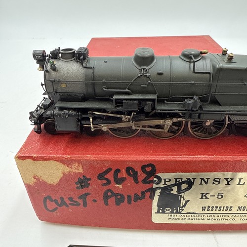 Ho Scale brass engine Pennsylvania Westside Model Company K-5 4-6-2 5698 - Picture 3 of 24