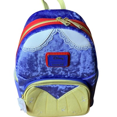 Loungefly Disney Snow White Velvet Mini Backpack Loungefly Snow White and the Seven Dwarfs Apple Quilted  main image 2