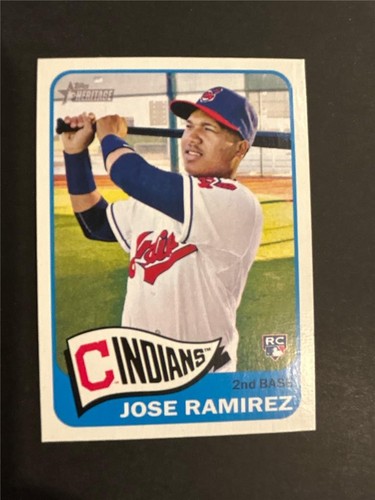 2014 Topps Heritage Cleveland Indians Master Team Set 20 Cards With SP & High # - Picture 2 of 3