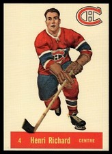 1992-93 Parkhurst Parkie Reprints Henri Richard Montreal Canadiens #PR-28 .