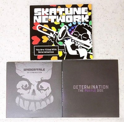 Undertale CD Soundtrack Cover Album 3 Piece Set Determination Skatune Network