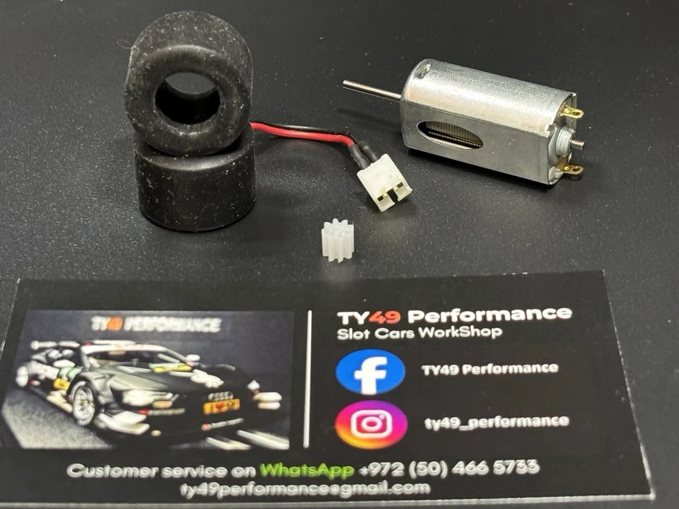 Kit Plug n Play Power+ para Carrera DTM y Porsche 917: motor 35K, lisos traseros Pro Foto 2 de 4