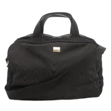 Rudolph Valentino Nylon Black 2W Shoulder Crossbody Logo Bag Women's