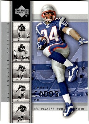 2004 Upper Deck Rookie Premiere #21 Cedric Cobbs New England Patriots