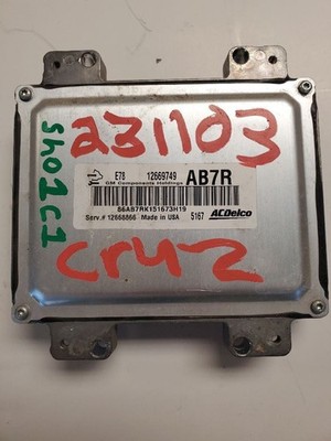 Engine ECM Electronic Control Module VIN P 4th Digit Fits 12-16 CRUZE 409799