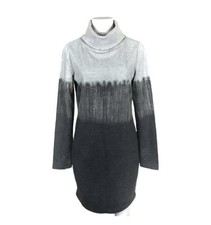 Paper Crane Sweater Dress Sz M Turtleneck Ombre Soft Cozy Career Fall Winter NEW