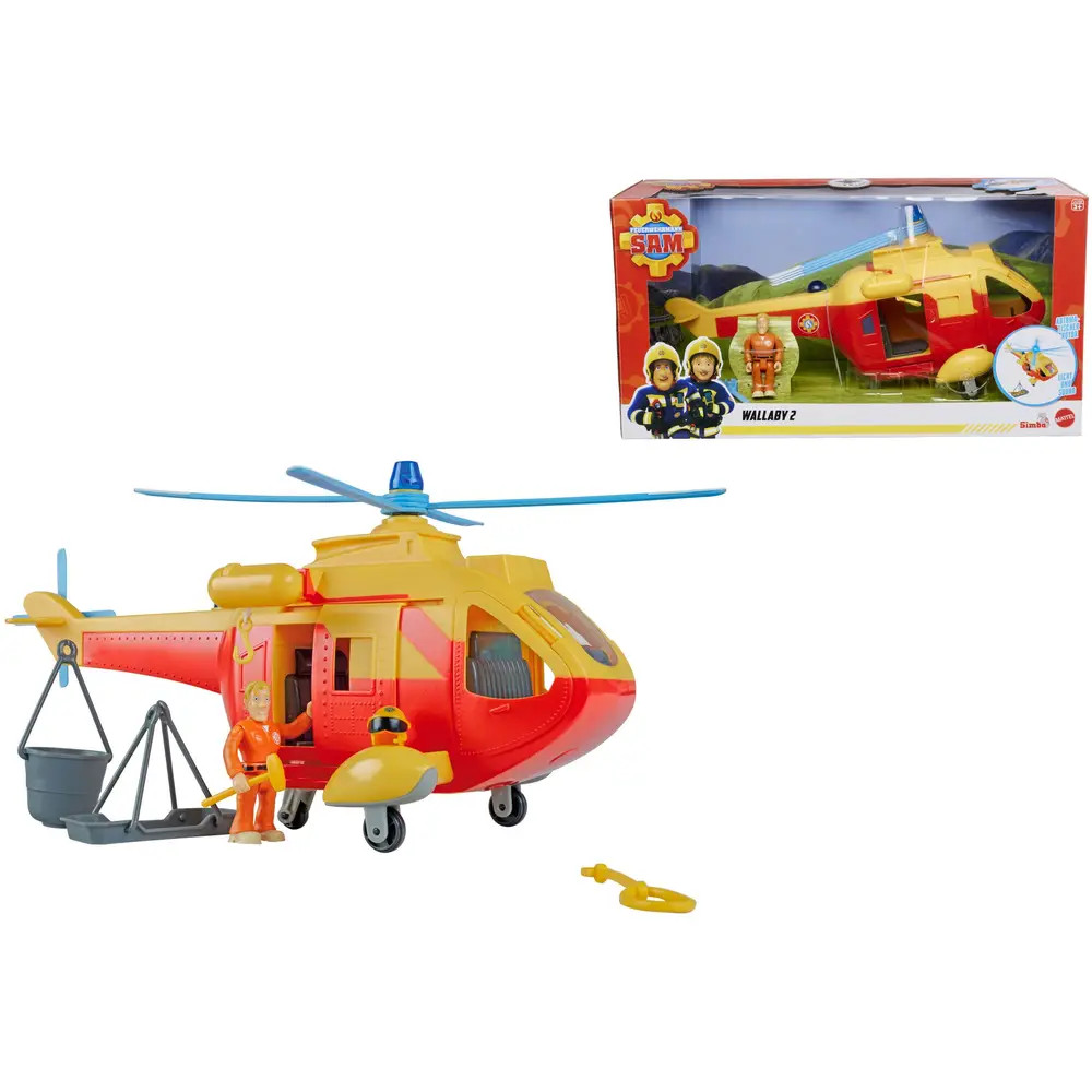 Simba Jungen Gelb/Orange/Licht Feuerwehrmann Sam Hubschrauber Wallaby Ii - Image 2