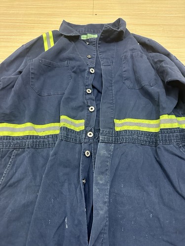 COVERALLS HIGH VISIBILITY REFLECTIVE SIZE 48L - Picture 2 of 16