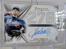 2018 Topps Luminaries Masters of the Mound Autos John Smoltz Topps Sealed 8/15