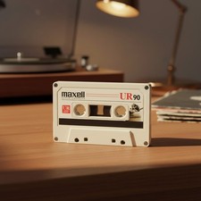 Audio Recording Cassette Tape 90 Min Capacity 5 Pack Low Noise For Music Voice