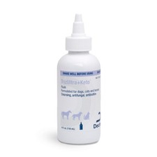 TrizULTRA Keto Flush Ear Cleansing Solution for Dogs and Cats 4 oz Bottle