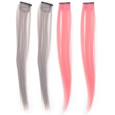 4 Pcs Women Hair Extension Clips Seamless Hair Accessory Hair Pieces
