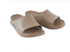 Lightfeet Unisex Arch Support Single Strap Slides Latte BIG SALE 