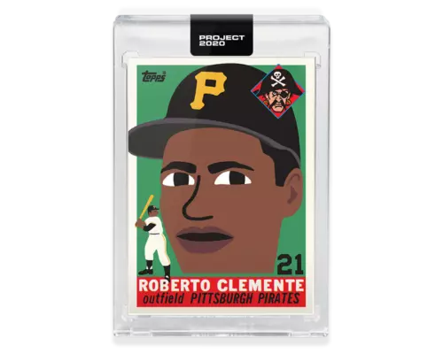 Topps PROJECT 2020 Card 182 - 1955 Roberto Clemente by Keith Shore - Print 3592 