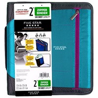 Round Ring Binders Five Star Zipper Binder, 2 Inch, 3 Round Ring Binder, 530 Round Ring Binders Five Star Zipper Binder, 2 Inch, 3 Round Ring Binder, 530