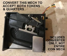 CONVERT OLYMPIA / HEIWA / LUSTER / NEWGIN PACHISLO MACHINES TO ACCEPT QUARTERS