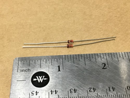 (2 PC) FAIRCHILD 1N4153 Rectifier Diode, 75 Volt, DO-35 - Picture 2 of 2