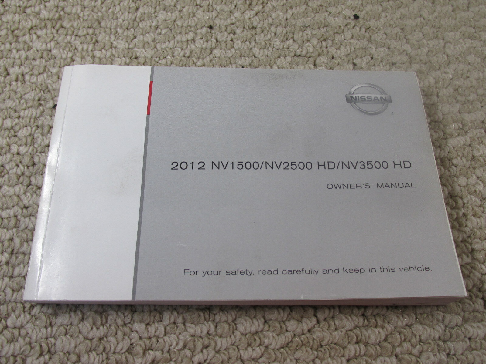 2012 12 Nissan NV1500 NV2500 NV3500 Owners Manual User Guide Reference Book OEM eBay