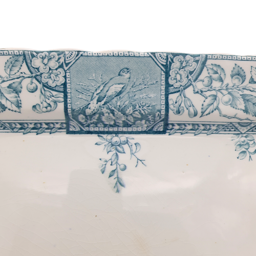 Antique Victorian Serving Plate Wallis Gimson & Co Large Alexandria Pattern - Picture 4 of 23