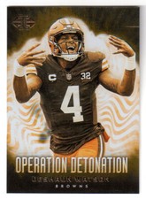 2023 Panini Illusions #3 DeSHAUN WATSON 'OPERATION DETONATION' CARD! BROWNS