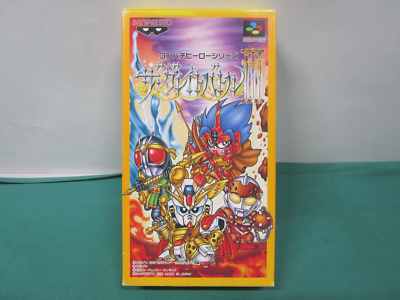 SNES -- THE GREAT BATTLE 3 -- box & manual. Super famicom. JAPAN