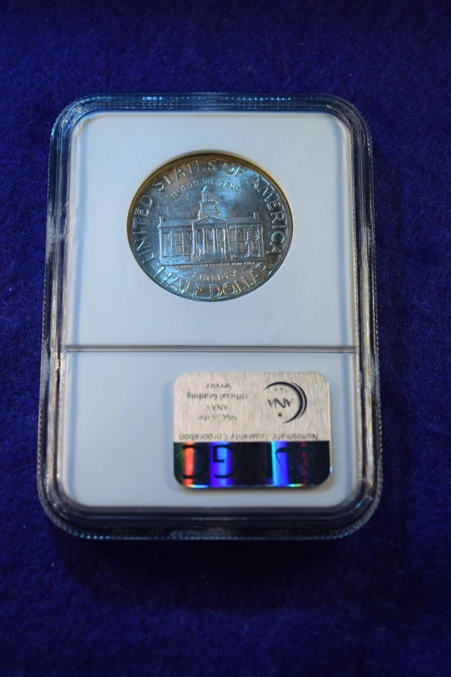1946 IOWA COMMEMORATIVE HALF DOLLAR NGC CERTIFIED MS--67 GREAT HALF #23 - Image 3 of 4