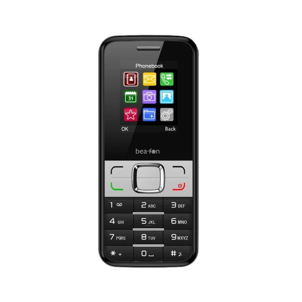 Beafon C50 Weiß Dual SIM 1,3 Megapixel Kamera Bluetooth schwarz