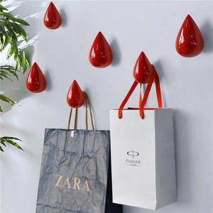 Details About Wooden Water Drop Wall Mounted Bedroom Coat Hooks Hangers Home Decor Qk