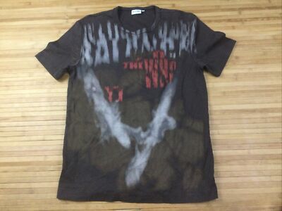 Vintage Womans Multiblu Artisitic Abstract Shirt size Large