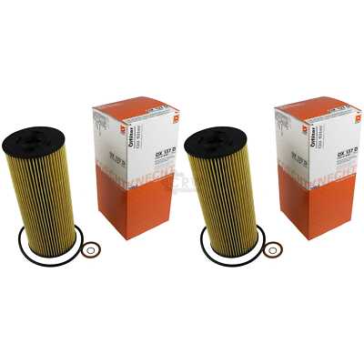 2x MAHLE / KNECHT OX 137D Ölfilter Oelfilter Oil Filter