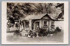 1956 White Sulphur Springs West Virginia RPPC Photo Postcard Creepy Dollhouse