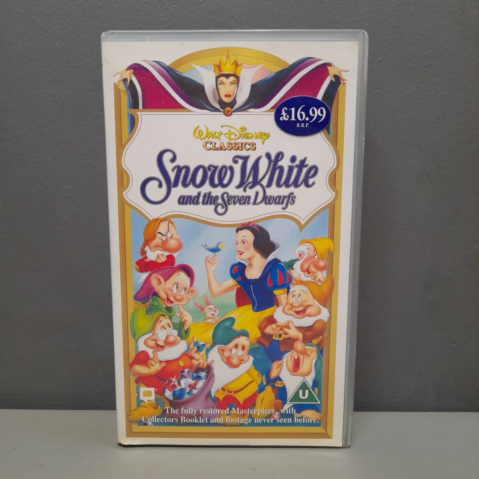 Disney Snow White And The Seven Dwarfs (VHS/PAL, 1994) Walt Disney Classics