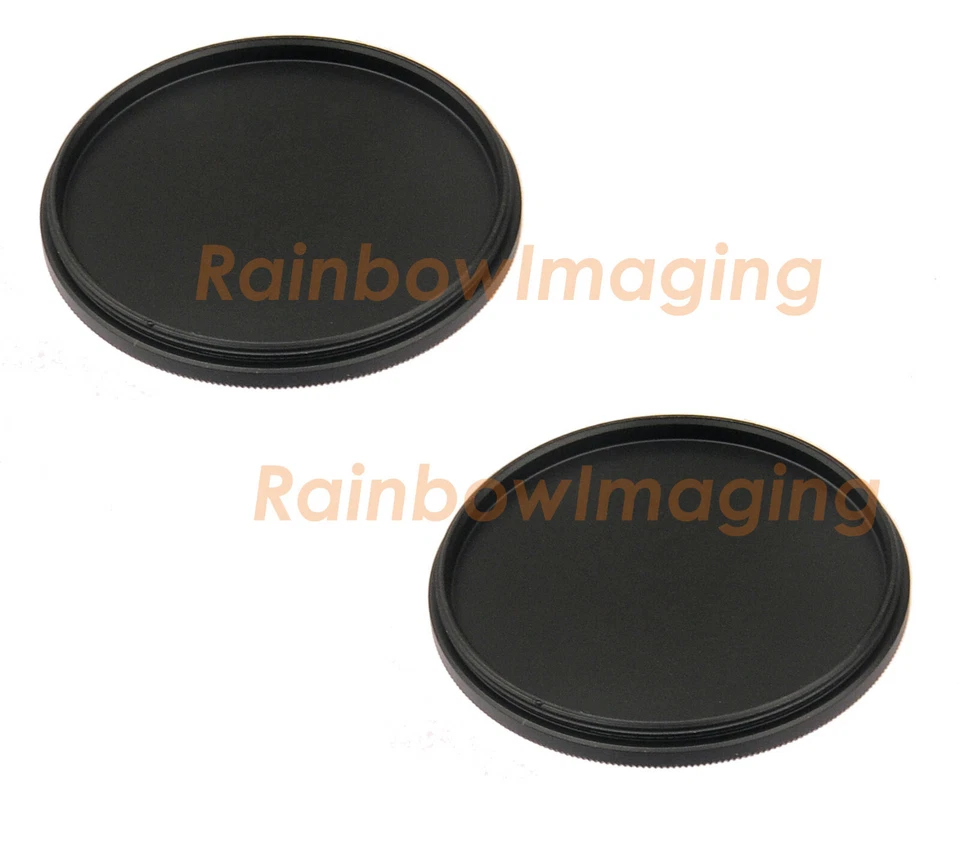 FOTASY (2 Pcs) 67mm Metal Front Screw-in lens Cap Nikon Sony Pentax Minolta Lenses