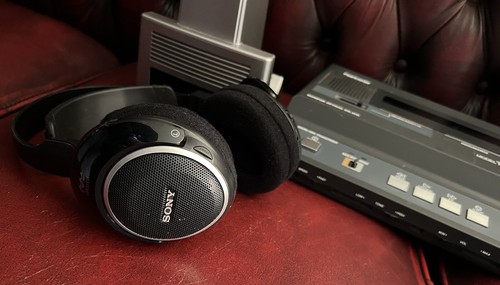 SONY DP IF3000 Headphones & Olympus Pearlcorder T2020 Microcassette Transcriber - Picture 6 of 12