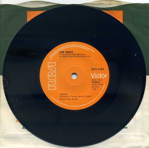 Sweet- "Poppa Joe" 7" vinyl 1972 RCA Victor - Picture 2 of 2