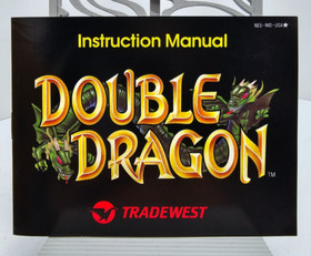 Double Dragon (Nintendo Entertainment System, NES 1988) No Manual.