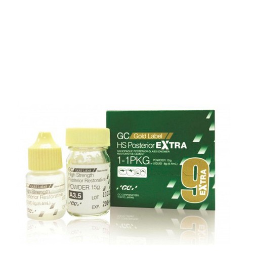 GC Gold Label 9 extra Posterior Restorative GIC long expiry 15gm pack