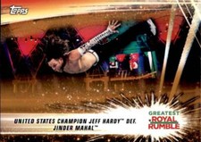 2019 Topps WWE Summerslam Bronze #56 U.S. Champion Jeff Hardy def Jinder Mahal