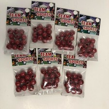 84 pcs Basketball Shape School Team Sports Plastic Beads for Crafts, Jewelry